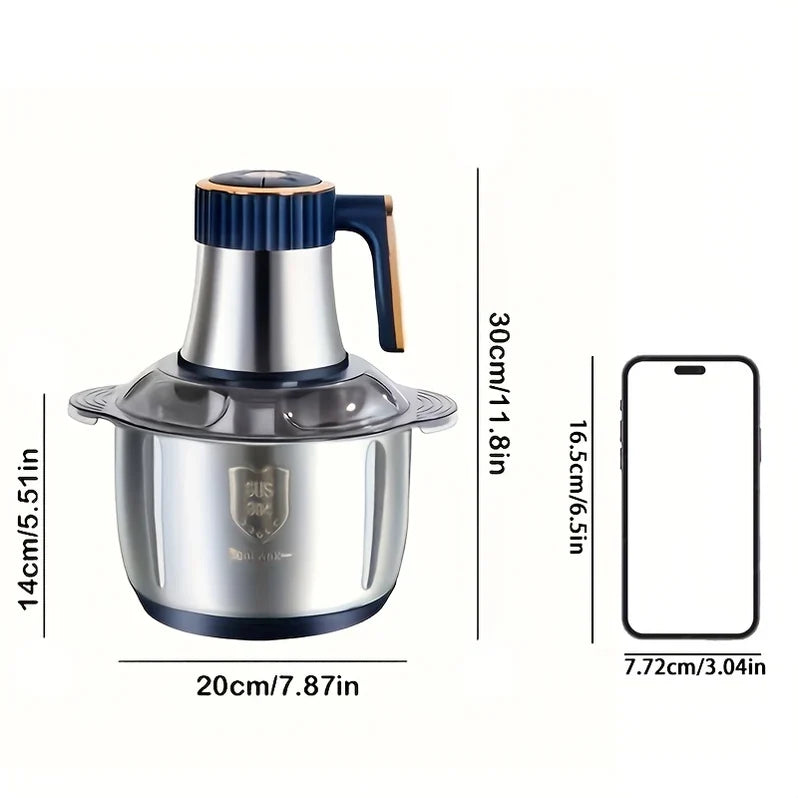 Stainless Steel Meat And Vegetable Chopper, Multifunction Kitchen Machine