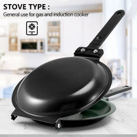 Double-Sided Non-Stick Pancake Pan Stainless Steel
