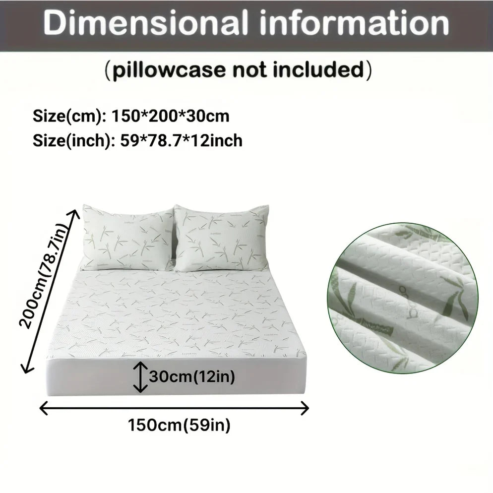 BambooCool Mattress Protector Cooling and Breathable Sleep Comfort
