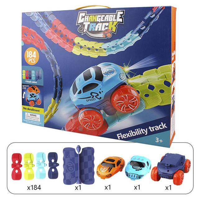 Magnetic Car Track Toy for Kids Learning Play