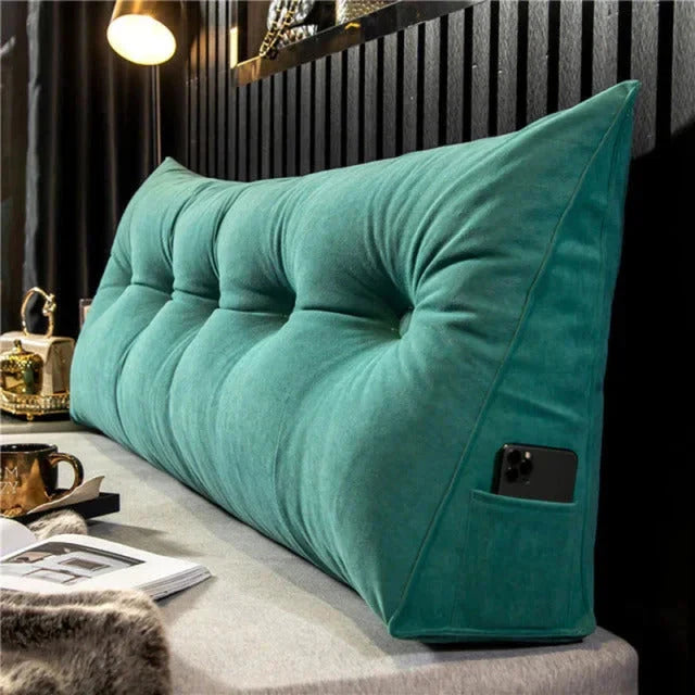 Headboard Support Pillow, Ergonomic Back Cushion for Bed