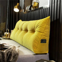 Headboard Support Pillow, Ergonomic Back Cushion for Bed