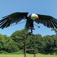 Metal Bird Wind Spinner, Decorative Garden Ornament
