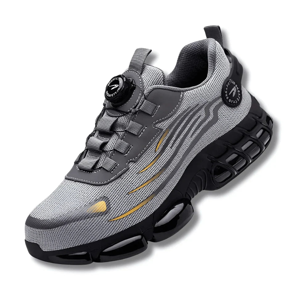 Lightweight Safety Shoes, Slip-On Work Shoes for Men and Women