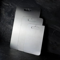 Titanium Kitchen Cutting Board with Rounded Edges and Smooth Finish