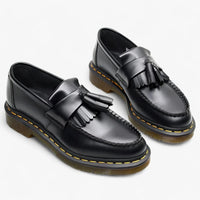 Oxford Leather Loafers with Tassel and Old Money Style