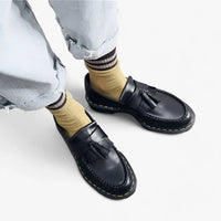 Oxford Leather Loafers with Tassel and Old Money Style