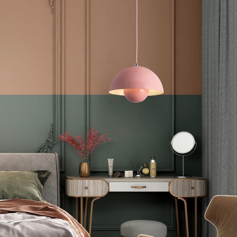 Flowerpot Pendant Lamp, Hanging LED Ceiling Light for Home Decor