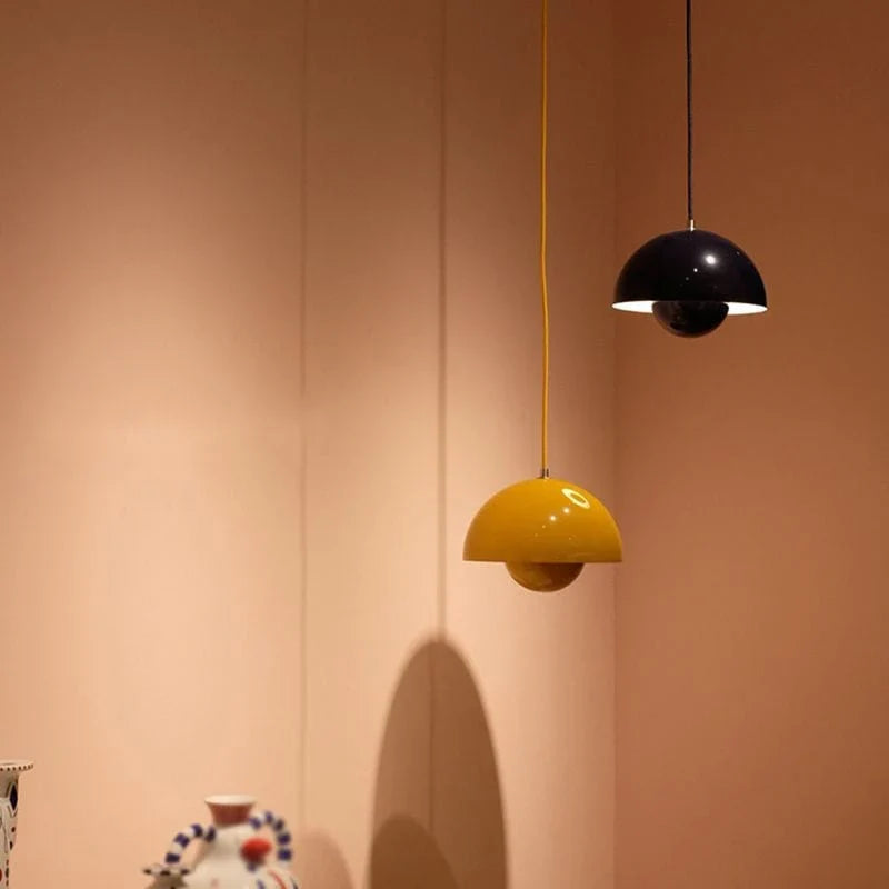 Flowerpot Pendant Lamp, Hanging LED Ceiling Light for Home Decor