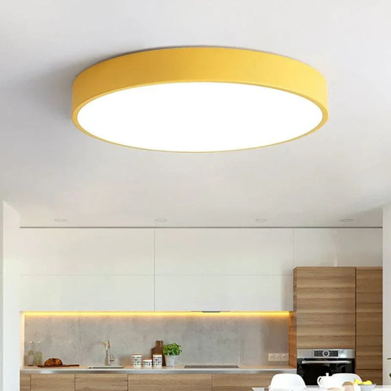 Flat Round LED Ceiling Light for Living Room, Bedroom, Kitchen and Bathroom