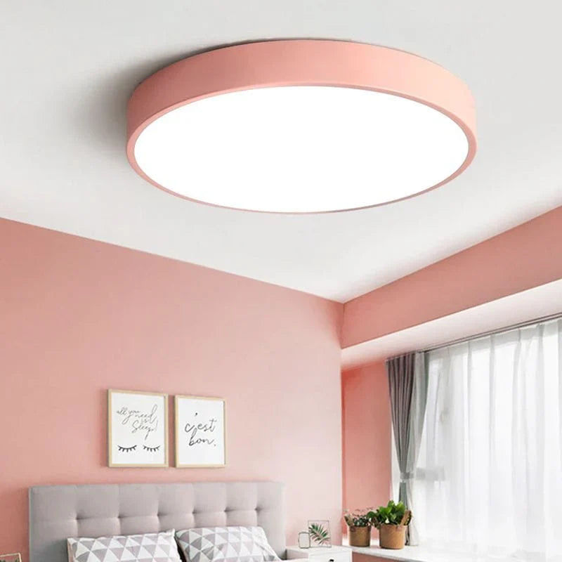 Flat Round LED Ceiling Light for Living Room, Bedroom, Kitchen and Bathroom