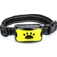 Rechargeable Anti Bark Dog Collar Adjustable Reflective Waterproof Nylon