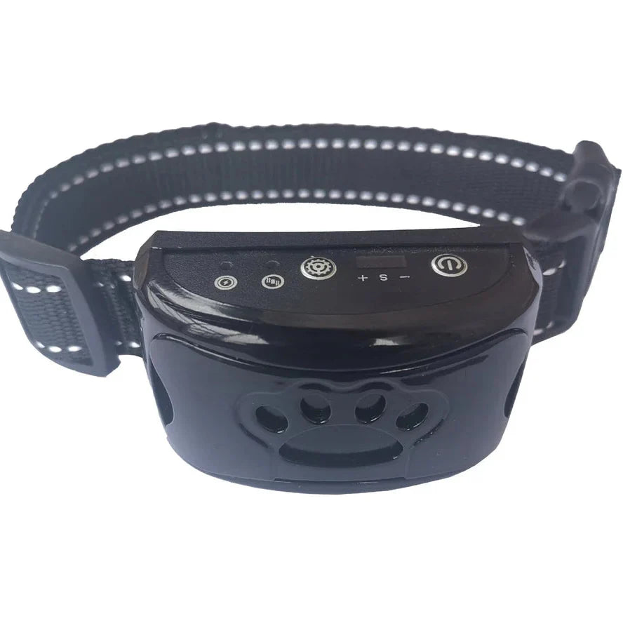 Rechargeable Anti Bark Dog Collar Adjustable Reflective Waterproof Nylon