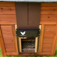 Automatic Chicken Coop Door, Waterproof Aluminum with Light Sensor