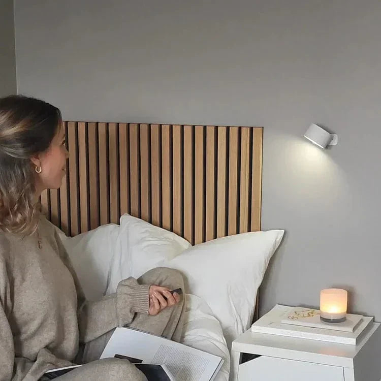 Wireless 360 Degree Wall Lamp, Dimmable LED Rechargeable Lighting