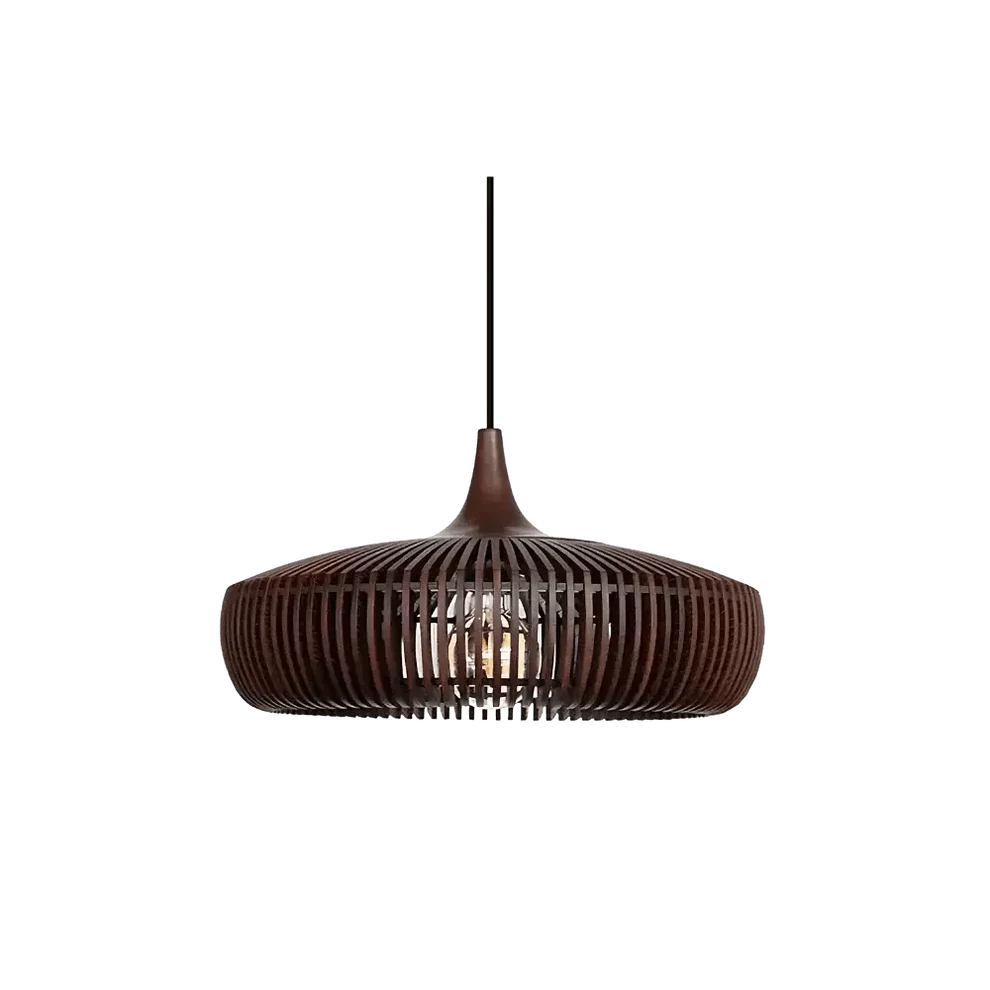 Japanese Wood Ceiling Lamp, Round Wabi Sabi Minimalist Style