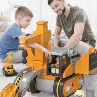Construction Toy For Kids Excavator Educational Assembly Building Set
