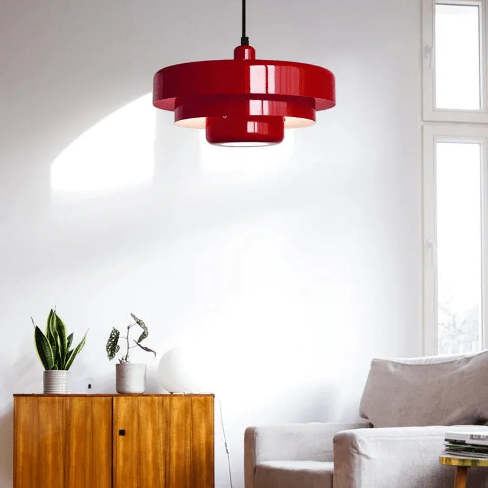 Retro Pendant Ceiling Light, Adjustable Hanging Lamp for Indoor Lighting