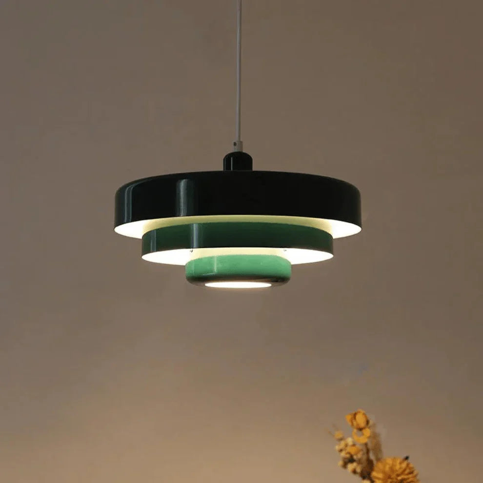 Retro Pendant Ceiling Light, Adjustable Hanging Lamp for Indoor Lighting