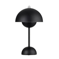 Portable Mushroom Table Lamp, Wireless Modern Aluminum Light