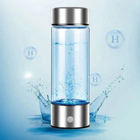 Portable Hydrogen Water Bottle with SPE PEM Technology, 14 oz