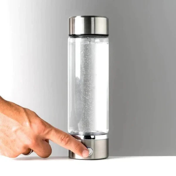 Portable Hydrogen Water Bottle with SPE PEM Technology, 14 oz