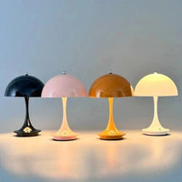 Wireless Mushroom Lamp, Dimmable Portable LED Light