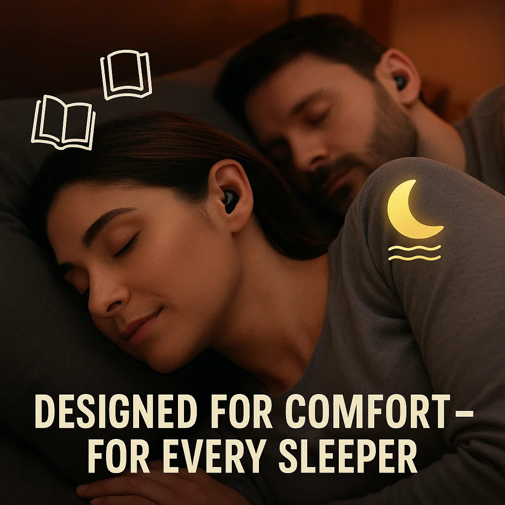 Wireless Flat Earbuds with Compact Design and Charging Case