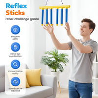 Reflex Training Game with Random Drop Stick and Three Speed Modes