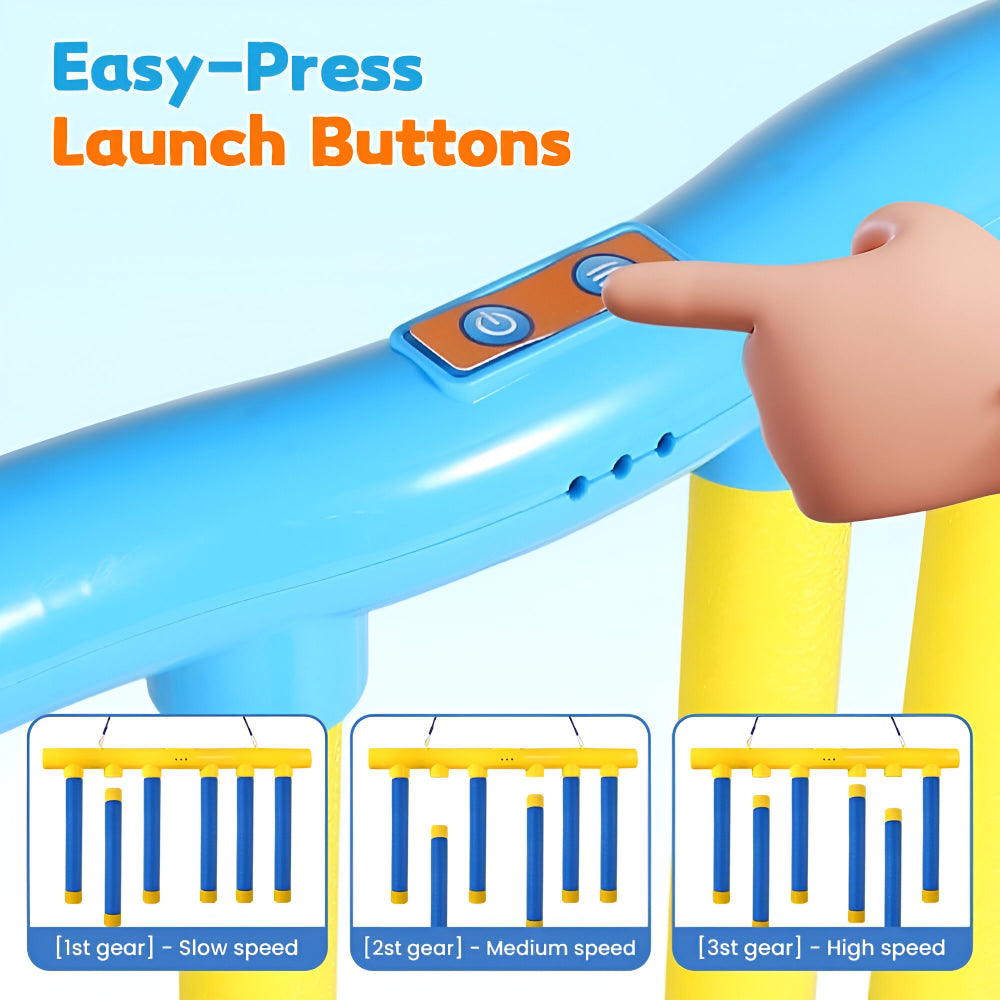 Reflex Training Game with Random Drop Stick and Three Speed Modes