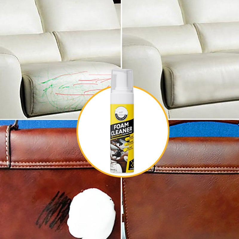 Car Interior Foam Cleaner with Citrus Scent and UV Protection Support