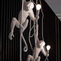 Monkey Pendant Light, Sculptural Design Object