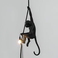 Monkey Pendant Light, Sculptural Design Object