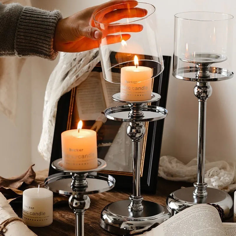 Nordic Candle Holder for Luxurious Home and Restaurant Decoration