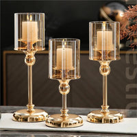 Nordic Candle Holder for Luxurious Home and Restaurant Decoration