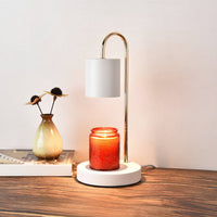 Arched Metal Table Lamp with Focused Beam and Compact Base