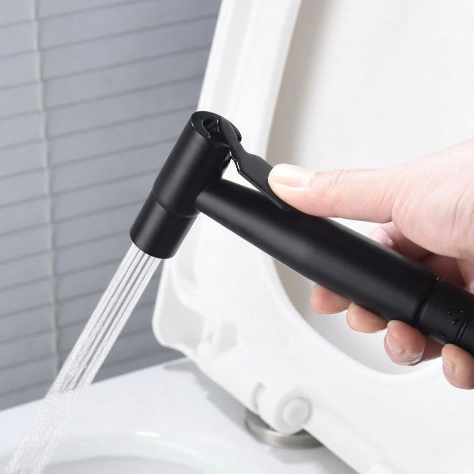 Handheld Bidet Sprayer with Hot Cold Water Control and Dual Spray Modes, Solid Brass