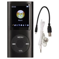 Portable MP3 Player with 1.8 inch LCD Display and Lossless Audio Playback