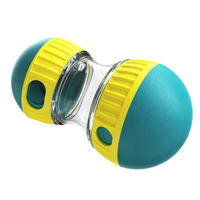 Dog Puzzle Toy with Sliding Treat Compartments for Play