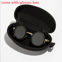 Adjustable Polarized Sunglasses with Round Frame and UV400 Protection