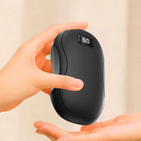 Rechargeable Hand Warmer with 3500mAh Power Bank and Digital Display, 3-Temperature Settings