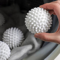 Reusable Dryer Balls with Textured Surface and Detangles Laundry, Set of 5