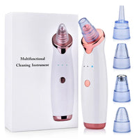 Electric Facial Pore Vacuum with Rechargeable Suction and Cleaning Tip