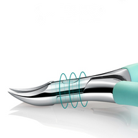 Stainless Steel Toenail Clipper with Curved Blade and Wide Jaw for Thick Nails