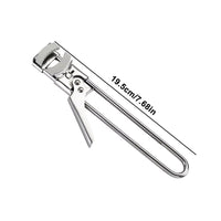 Adjustable Jar Opener with Sliding Gear Mechanism and Rubber Padding, Stainless Steel