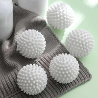 Reusable Dryer Balls with Textured Surface and Detangles Laundry, Set of 5