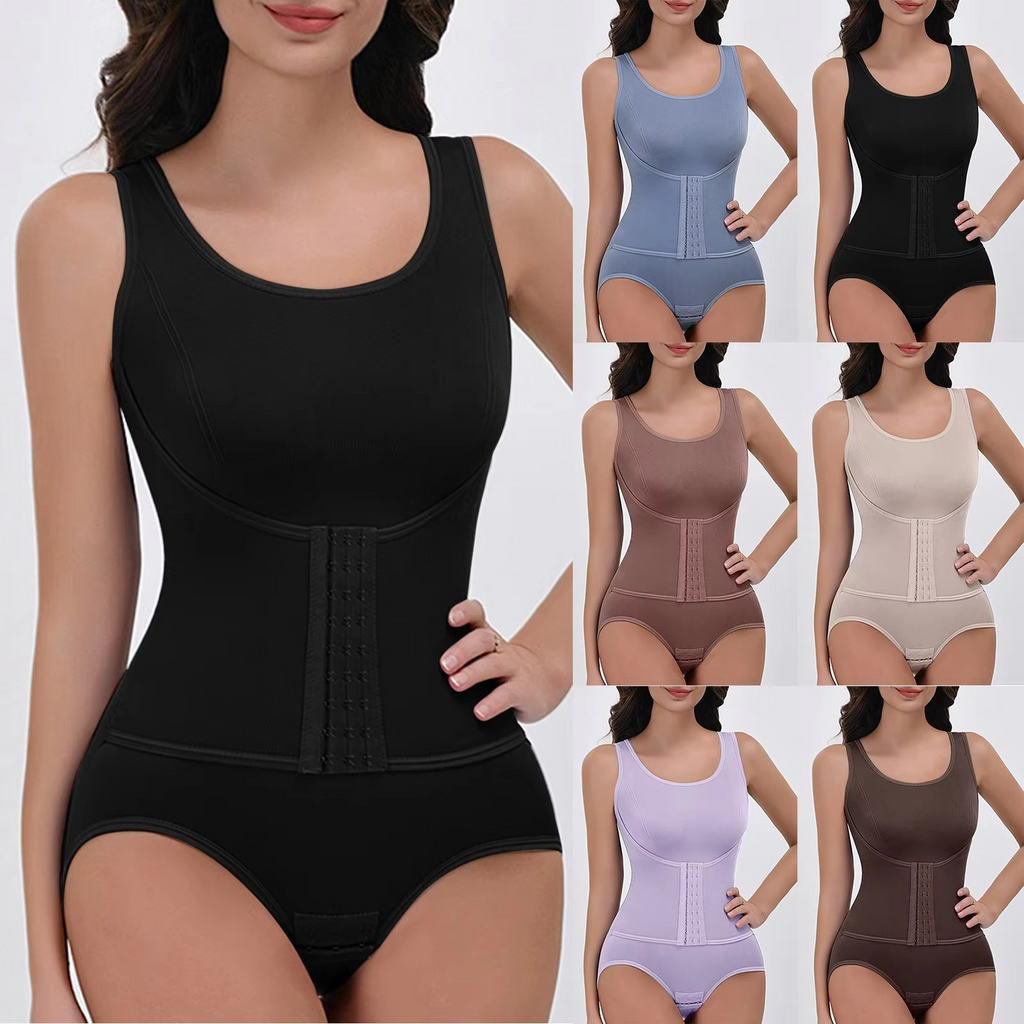 Bodysuit and Bra Set with Adjustable Straps and Smooth Fit Design for Women