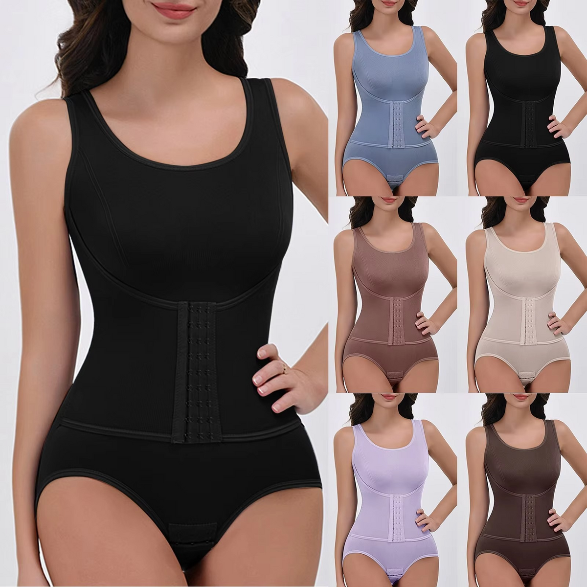 Bodysuit and Bra Set with Adjustable Straps and Smooth Fit Design for Women