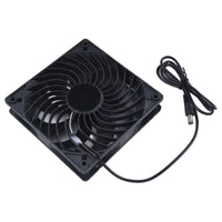 Solar Dual Exhaust Fan System with 10W Panel and Weatherproof Housing for Greenhouses