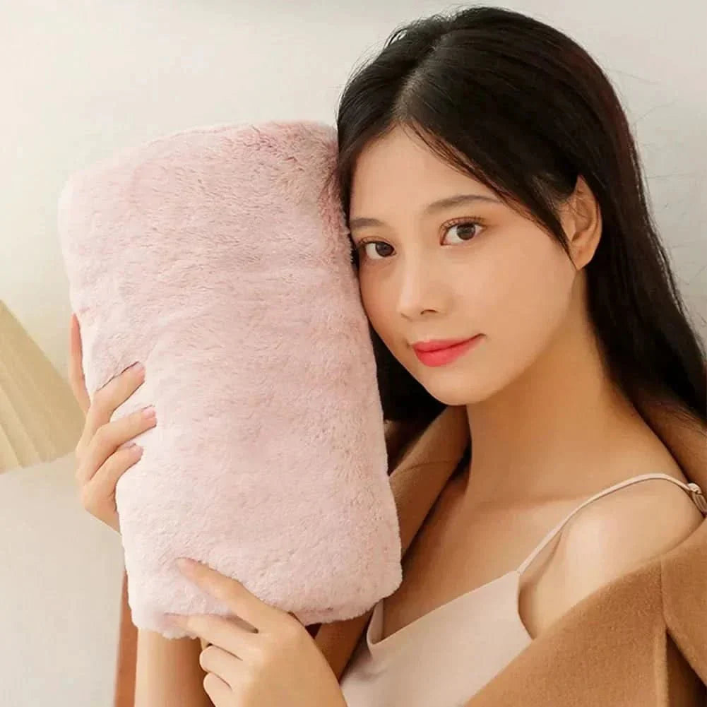 Rechargeable Heating Pad with Power Bank Compatibility and 6-Hour Runtime